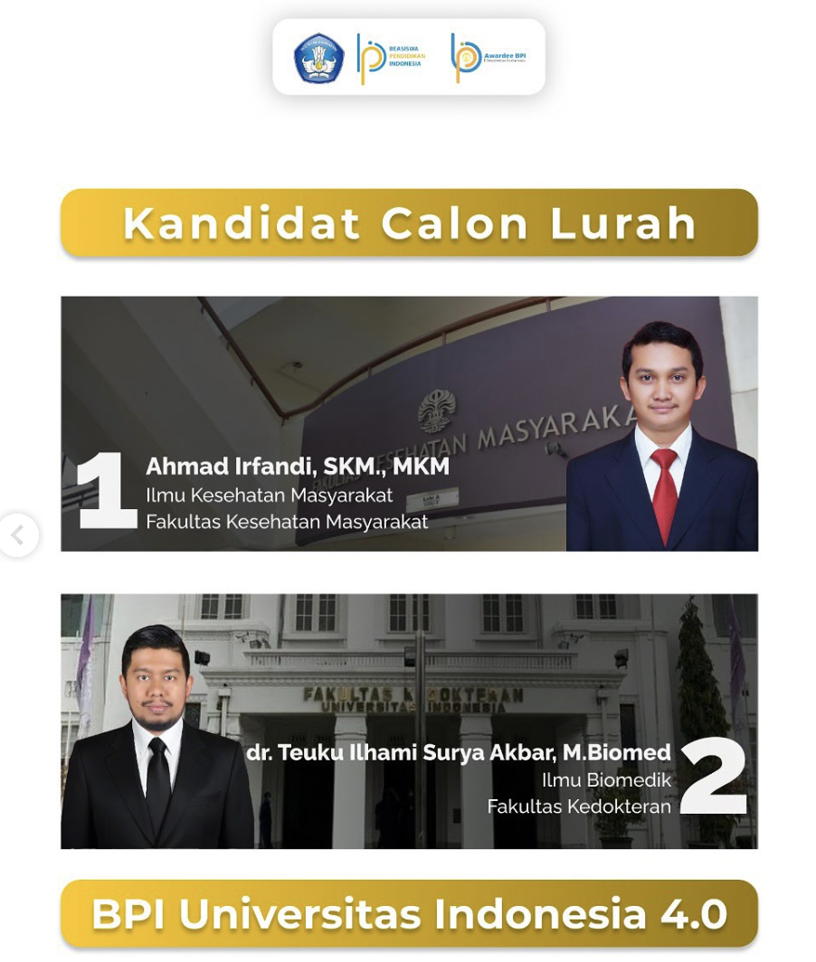 Calon Lurah BPI Universitas Indonesia 4.0